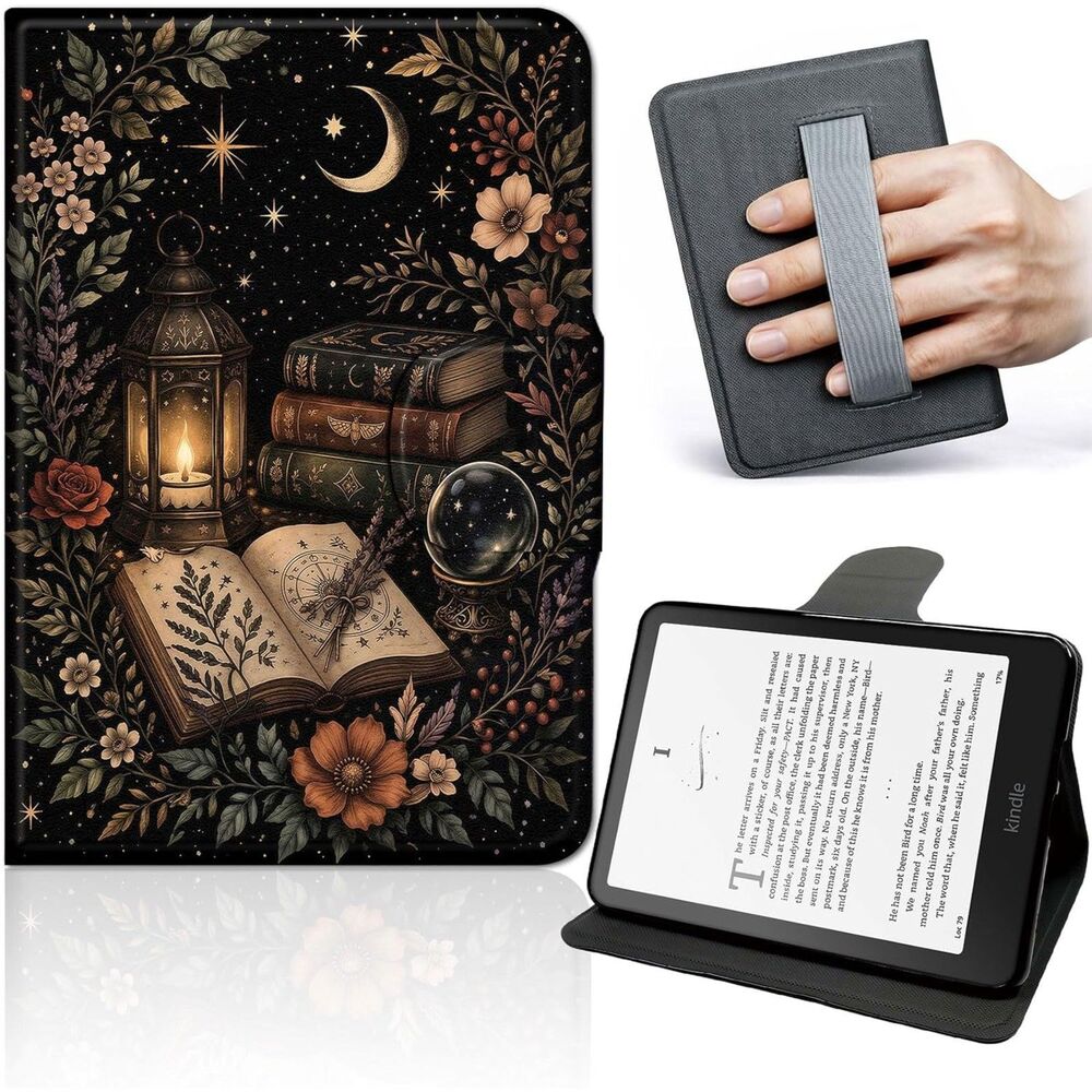 Kindle Paperwhite 12th Gen 7" Case Colorsoft Cover Witchy Stand Auto Wake Sleep